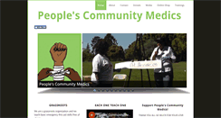 Desktop Screenshot of peoplescommunitymedics.org